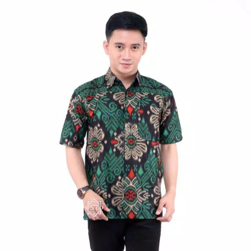 HEM BATIK PRIA JUMBO LENGAN PENDEK M-5XL