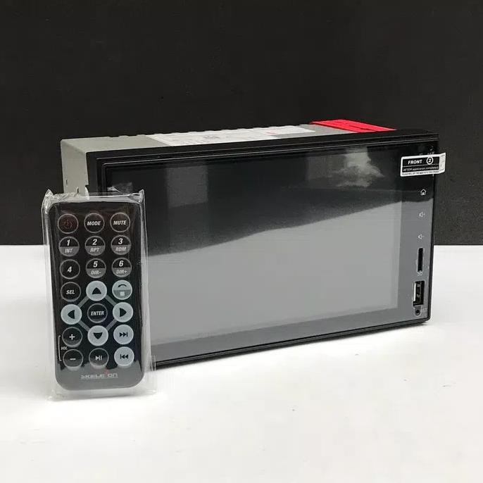 Tape Mobil Head Unit Double Din Skeleton Skt-8197 Mp5 Mirror Link Produk Baru