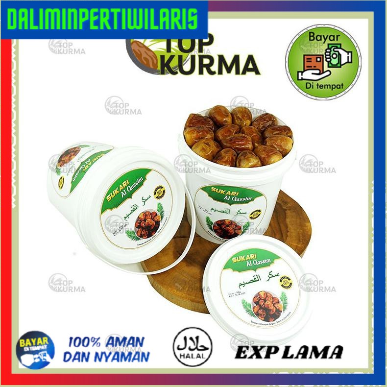 

BISA COD Kurma Sukari Al Qossim 850gr Premium Kemasan Ember STOK TERBATAS [Kode 1|Kode 2|Kode 3|Kode