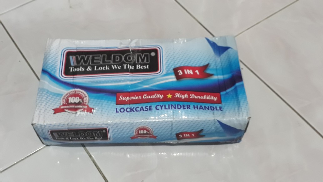 Kunci Pintu Set Besar 703 - Gold & Nikel Plate . Gp & Np . Weldom