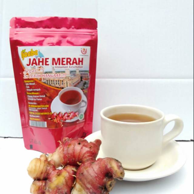 Minuman Herbal Jahe Merah Temulawak 100 Original Bersertifikat Halal Mui Indonesia