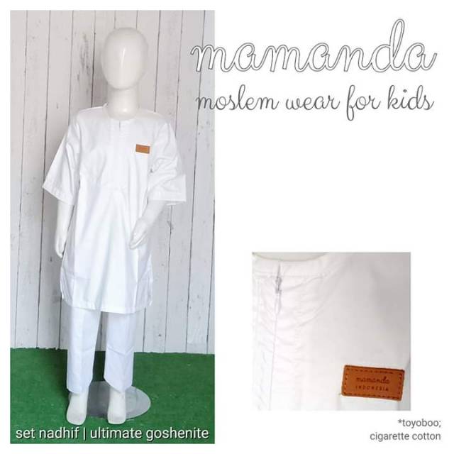 Koko Anak Putih Mamanda l Set Nadhif Goshenite