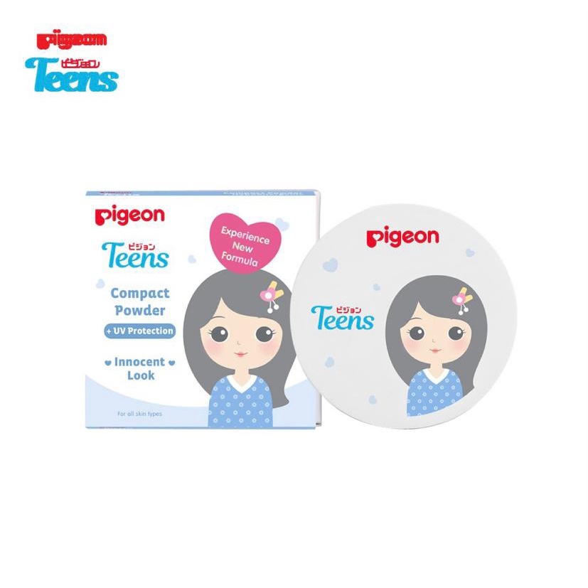 PIGEON Teen Compact Power + UV PROTECTION ( KEMASAN BIRU)