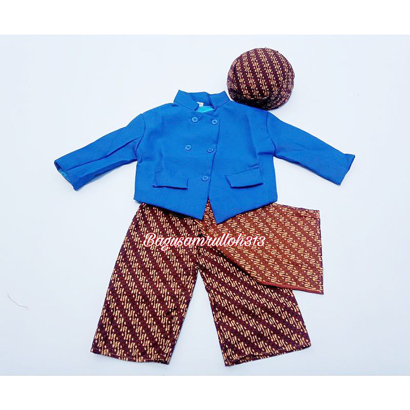 Setelan Baju Anak Laki Laki // Beskap Anak // Baju Adat Anak // tedak siten