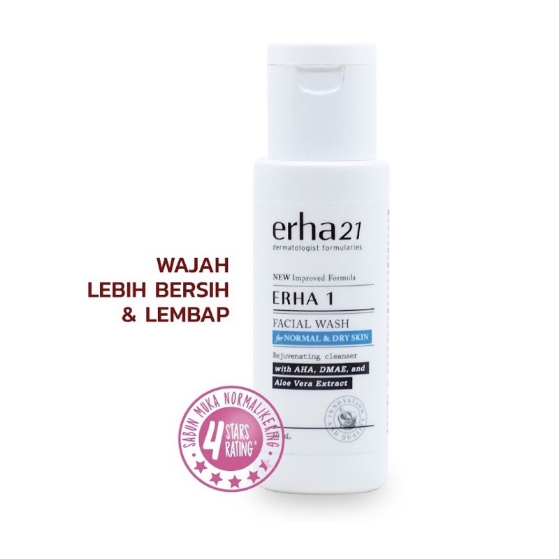 Erha 21 Facial Wash 1 for Normal &amp; Dry Skin 60ml