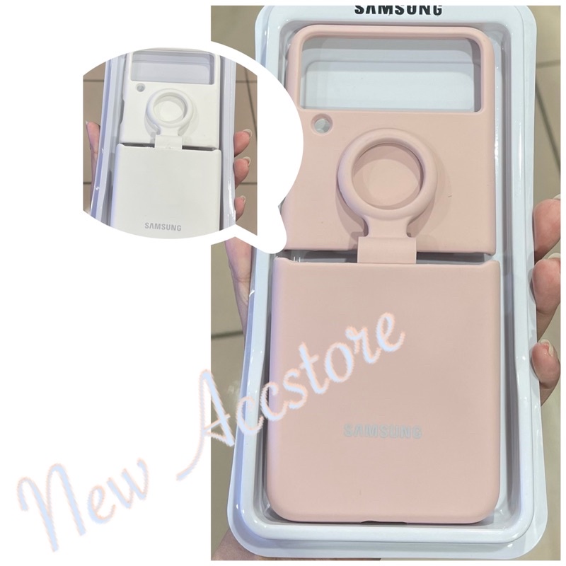 CHROME ARMOR Mewah ya high quality PREMIUM, anti crack, clear case, NEW ANTI PASARAN* *PREMIUM KOREAN CASE* pack premium, material pilihan, super clear,  FLIP 3 DOVE CASE + RING* 5 warna cantik best seller  Packing retail cantik samsung  Z FLIP 3