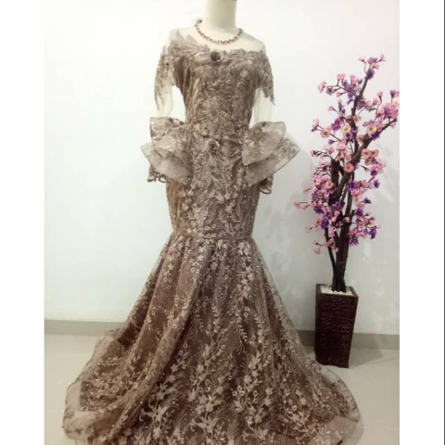 RNDGaun mermaid/gaun penyanyi murah/baju panggung