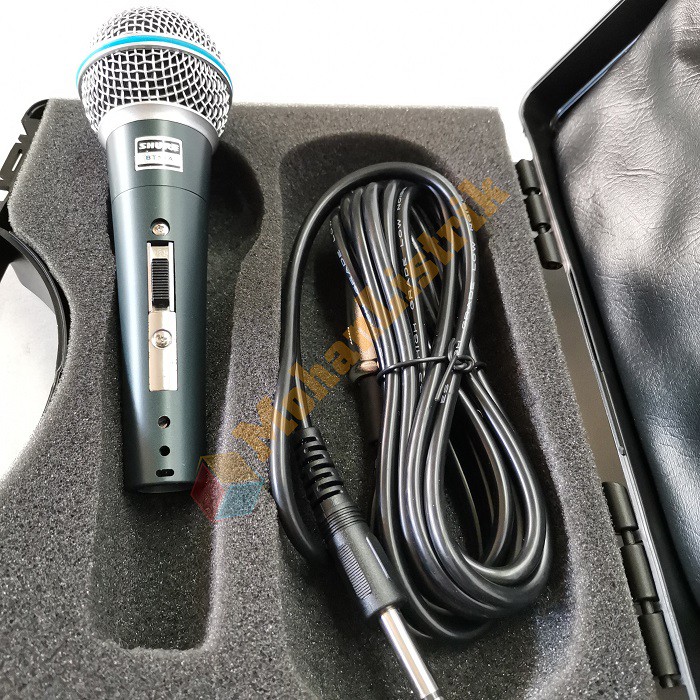 Microphone Mic Vocal Tangan Shure BT 58A Koper On Off Beta 58A