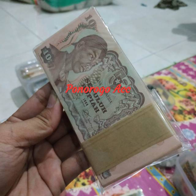 (GRESS) Uang kuno rp 10 rupiah sudirman jendral sudirman tahun 1968 bahan mahar nikah 20 2020 rupiah