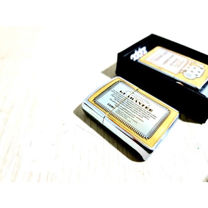 Zippo Motif GUARANTE Zippo Armor Korek Zippo Antik Dan Unik