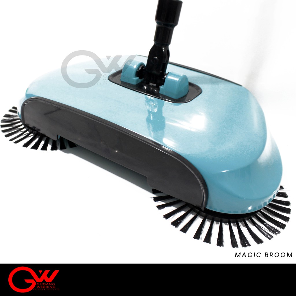 Magic Broom | Sapu Otomatis 180 | Sapu 2in1 dengan pengki