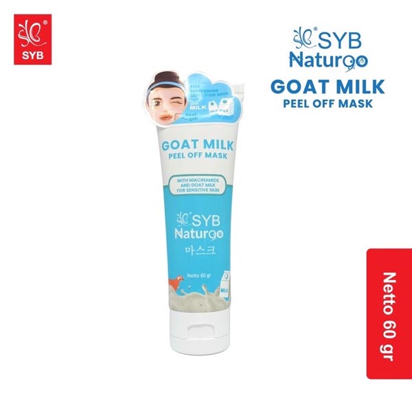 SYB NATUR90 Acne Chocolate Charcoal Goat Milk Peel Off Mask Tube_Cerianti