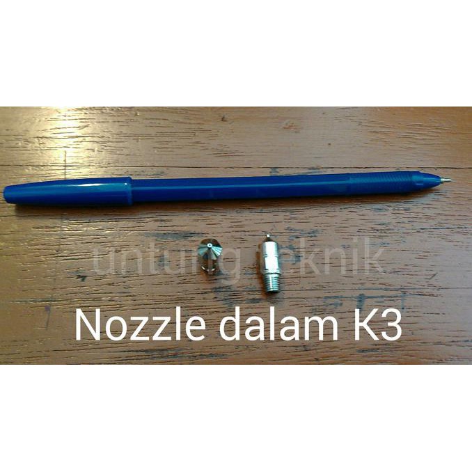 NOZZLE DALAM SPRAY GUN TIPE K3 TERLARIS