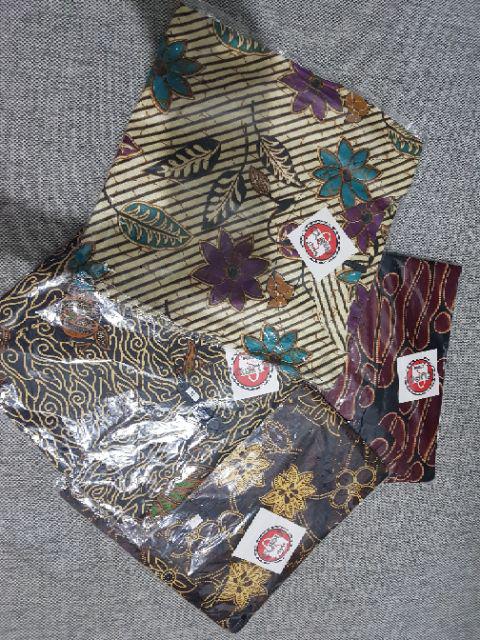 Tey-17 Batik Wanita Asj Sa Hrb026 Kenongo Kemeja Tosca Pendek