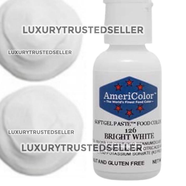 

READY ✅AMERICOLOR SOFTGEL PASTE BRIGHT WHITE 0,75 OZ|KD6