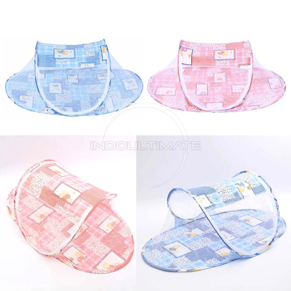 1 Set Kelambu Tirai Tidur Anti Nyamuk Lipat Portable BGS-11 Kelambu Tidur Bayi Lipat Portable