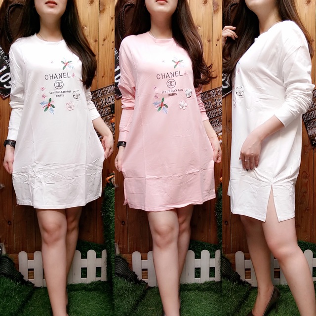 TUNIC DRESS CHNEL BEE BIGSIZE IMPORT 909