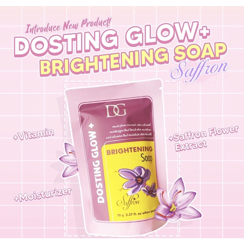 Dosting Glow Brightening Soap Saffron 70g