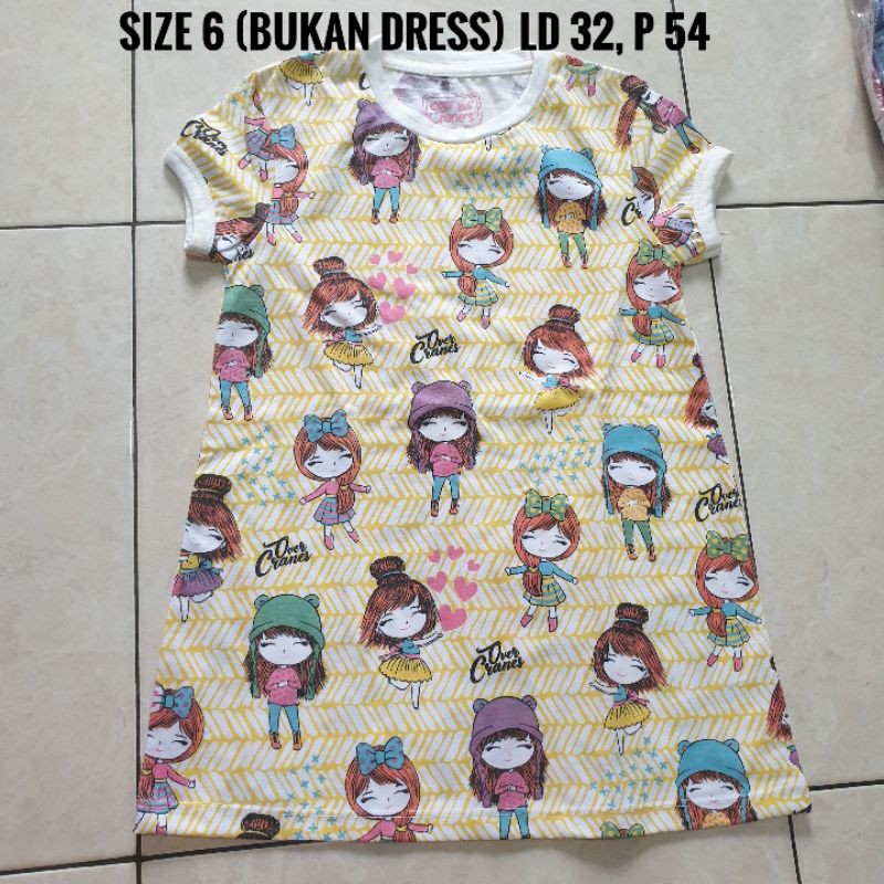 Dress Over Cranes Anak Perempuan DEFECT SALE