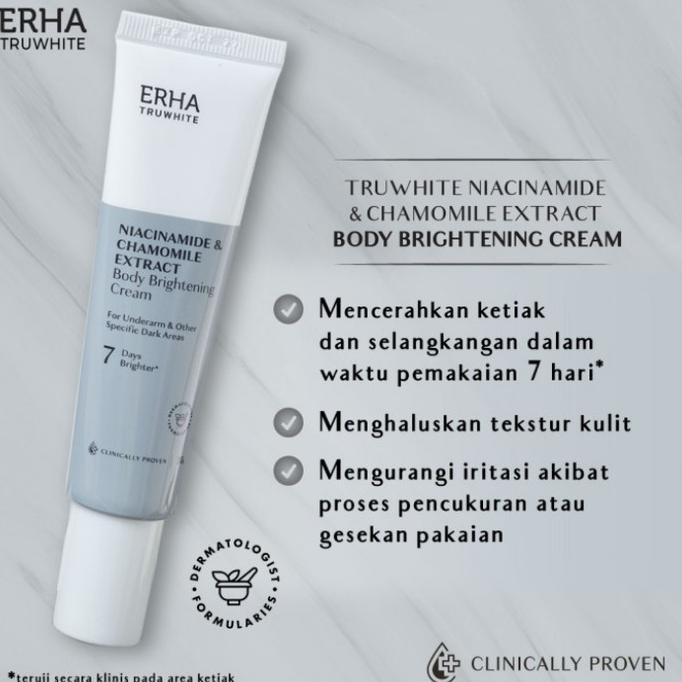 JUALJUAL erha truwhite body brightening cream. pemutih ketiak,siku,selangkangan