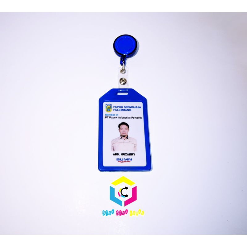 

Cetak ID Card+Casing Karet Transparan/Warna+Yoyo