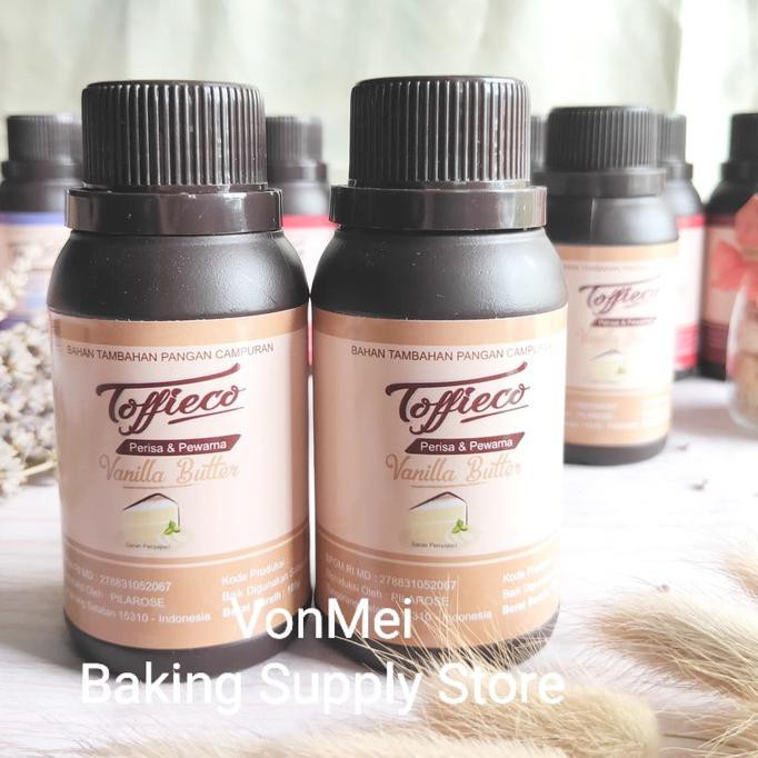 

TOFFIECO Vanilla Butter Paste Perisa Pasta Vanila Buter 100 gr Wangi