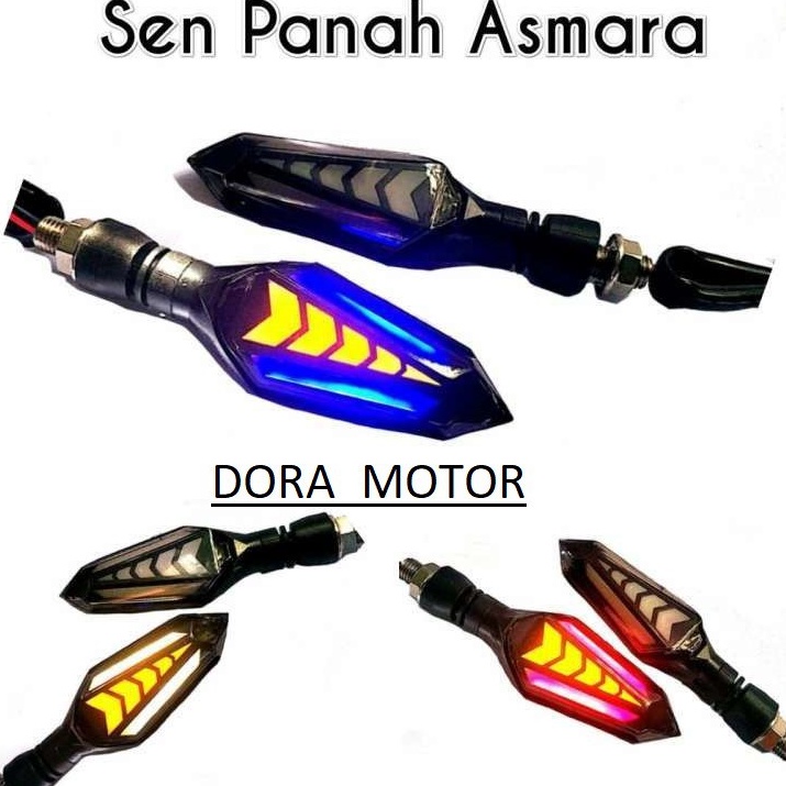 SEN RUNNING LED PANAH ASMARA LAMPU SEN LED RUNNING VARIASI CB/CBR VARIO125/150 ADV150 UNIVERSAL