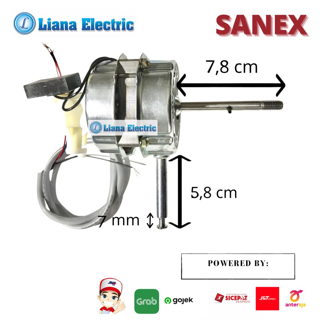 Dinamo Kipas Angin Standing / Kipas Angin Berdiri 12 - 16 Inch [SANEX FS-889 16"]