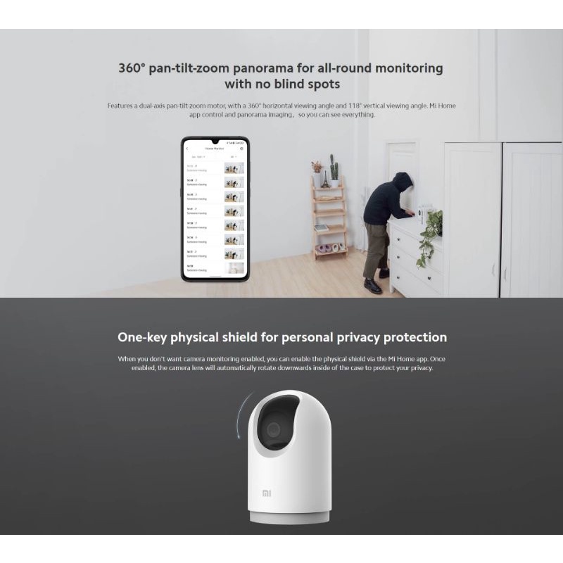 Mi 360 Home Security Camera 2K Pro Kamera CCTV