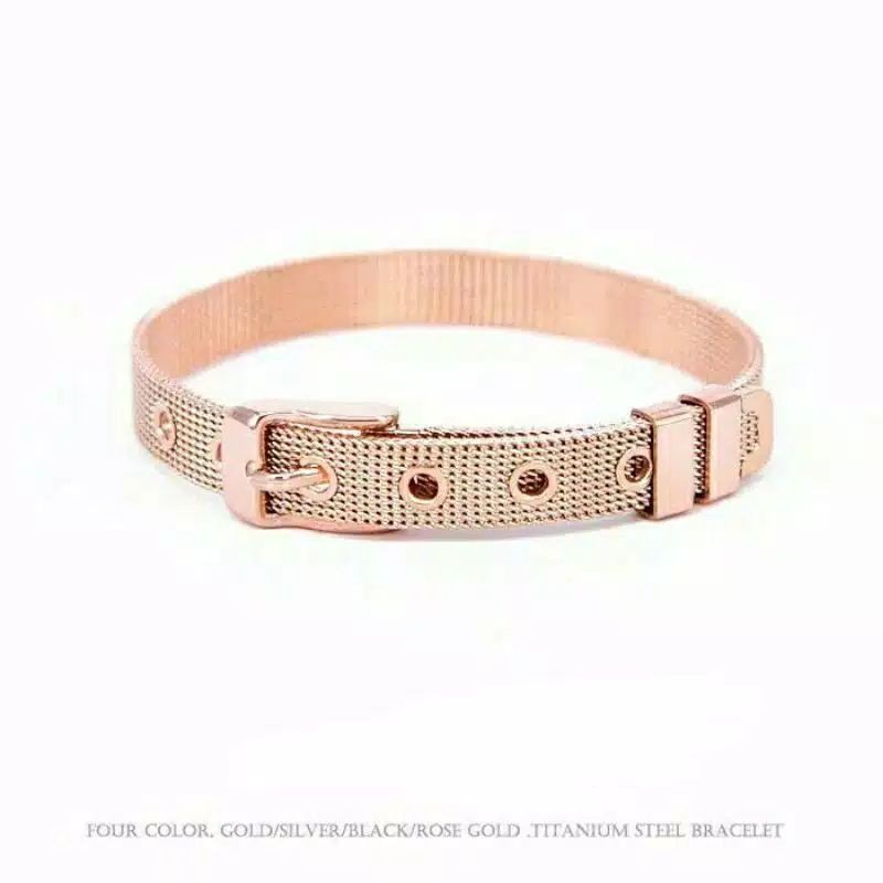 Fifi Fashion Gelang Gesper Titanium Waterproof Stainless Premium Quality