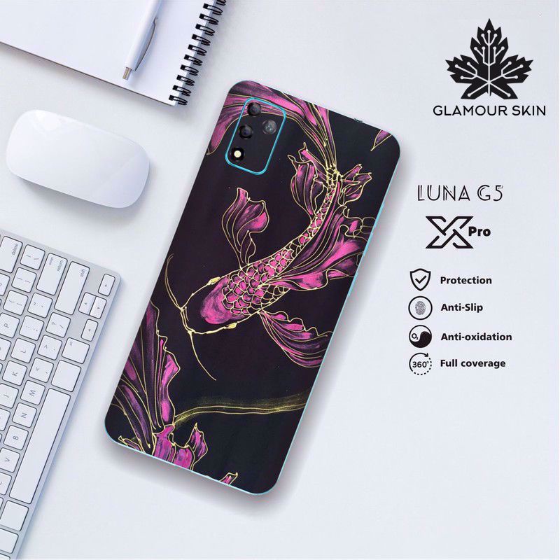 *(Dapat2PCS)* LUNA X PRO (G5) Garskin Case/Stiker Protector Motif KOI