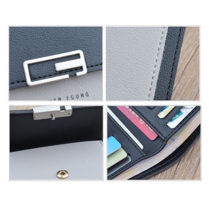 DOMPET WANITA LIPAT D665 Import