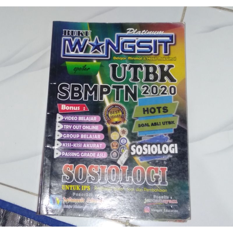 Preloved Wangsit Sosiologi 2020