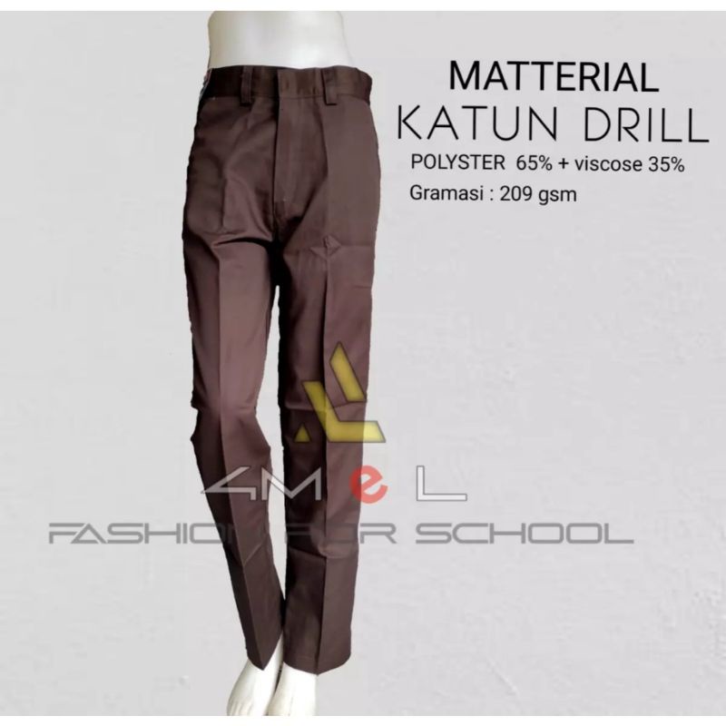 Celana Panjang Pramuka seragam sekolah SMP/SMA/Celana seragam sekolah pramuka