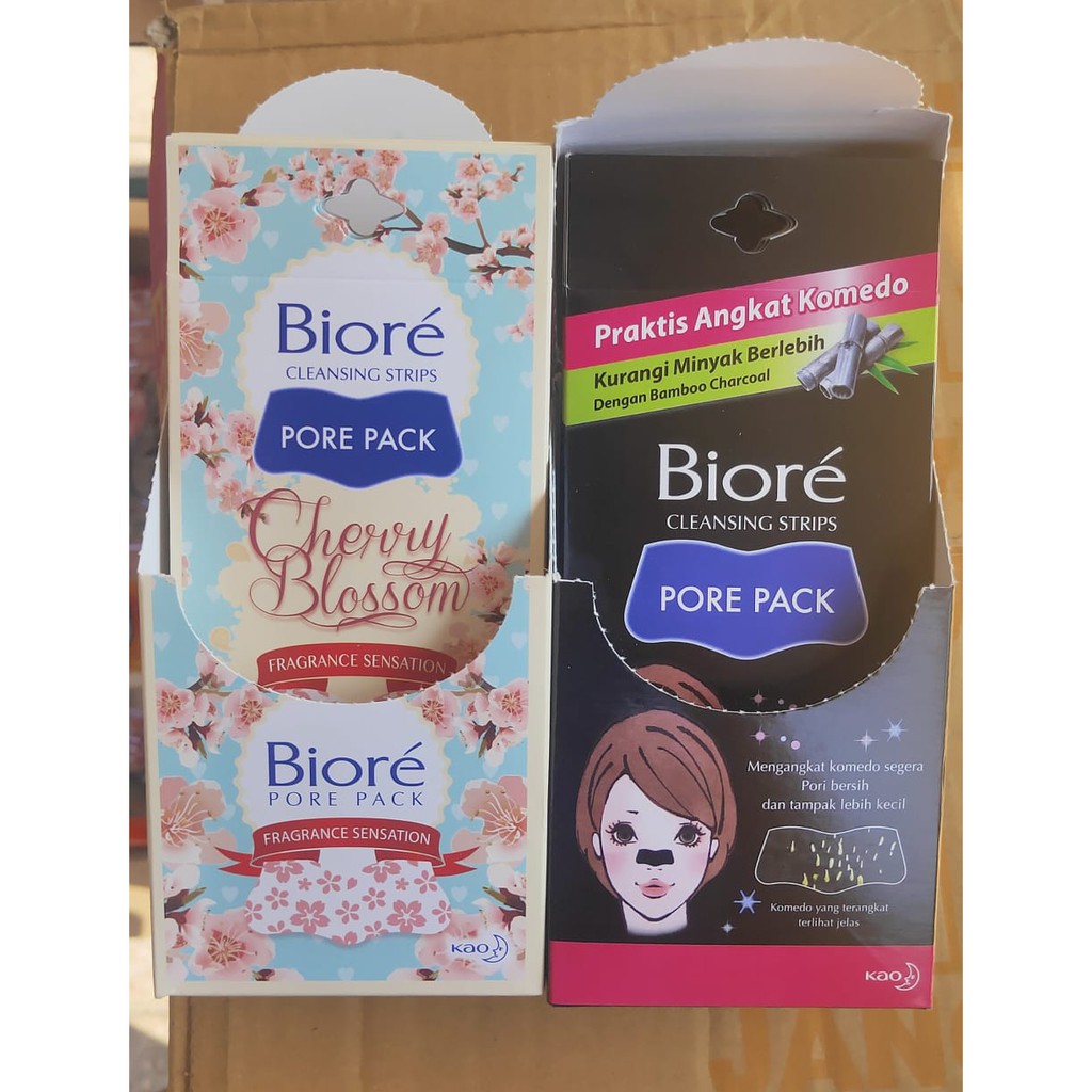 Porepack Biore Black/Cherry Blossom Cleansing Strips