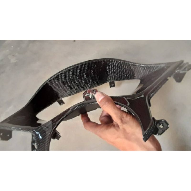 Cover Spidometer Pcx 160 Carbon Kevlar Hexagonal