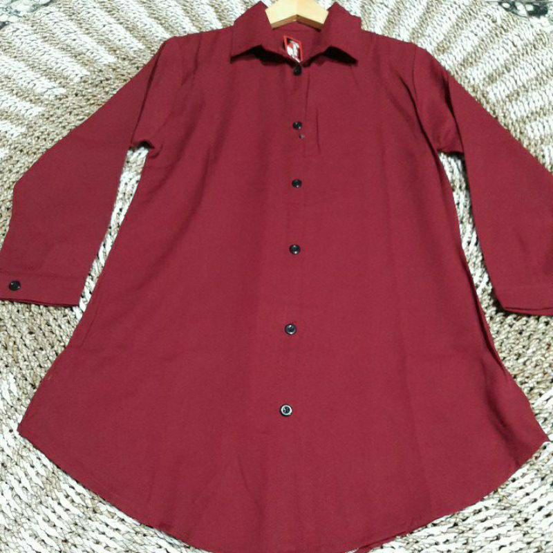tunik oval tunik moscrepe tunik kombinasi tunik polos