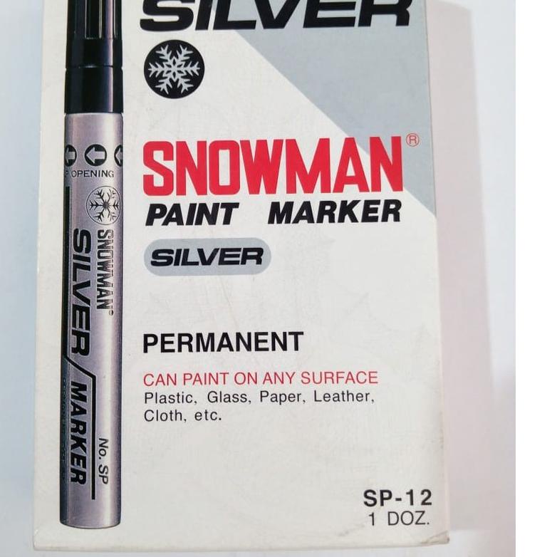 

『Mega Sale』 Sepidol White Paint Marker Putih / Emas / Silver Permanen BESAR Snowman 5.5 Product HOT/【Import Terlaris】/Star 3.3/『Terlaris』/【Promo Hari Ini】