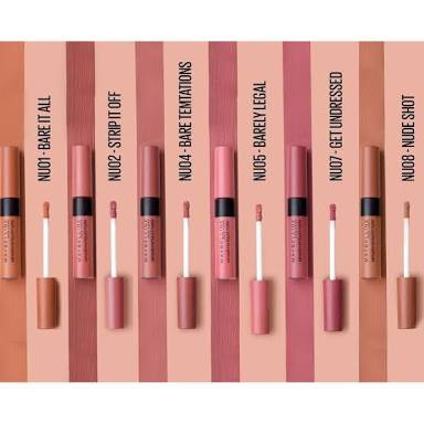 Maybelline lipstick sensational nude wait