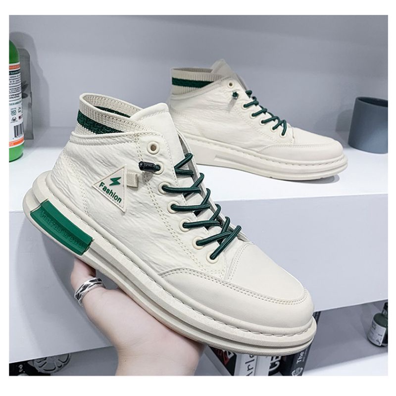 sepatu pria import original terbaru Sneaker High Canvas Trand sepatu import pria keren fashion