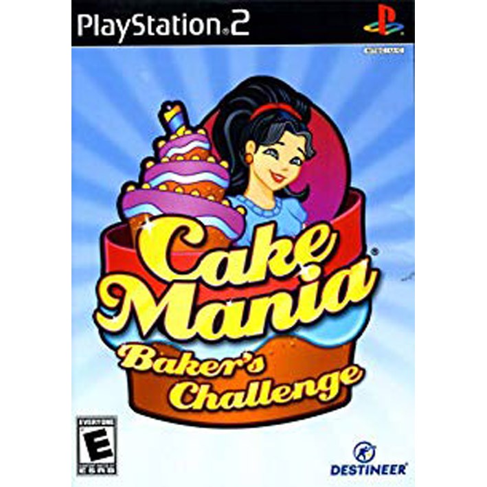 DVD Kaset Game PS2 Cake Mania Baker's Challenge