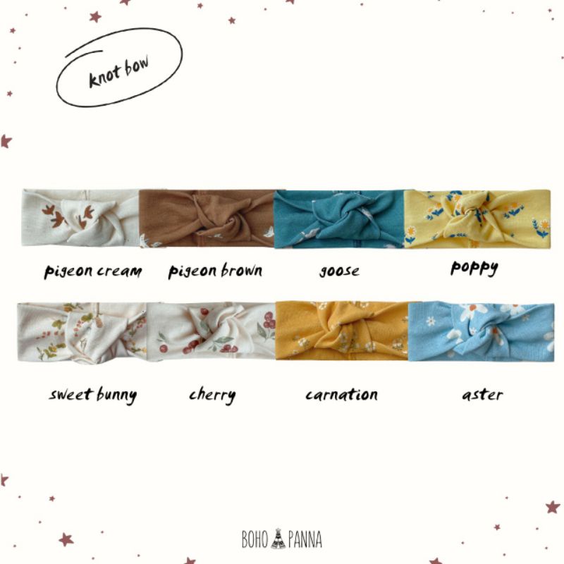 Knot Bow Print by Boho Panna / Boho Baby