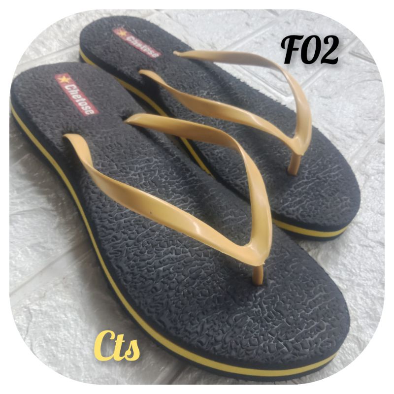 CTS Sandal Sendal Jepit Wanita Model Entrik F02