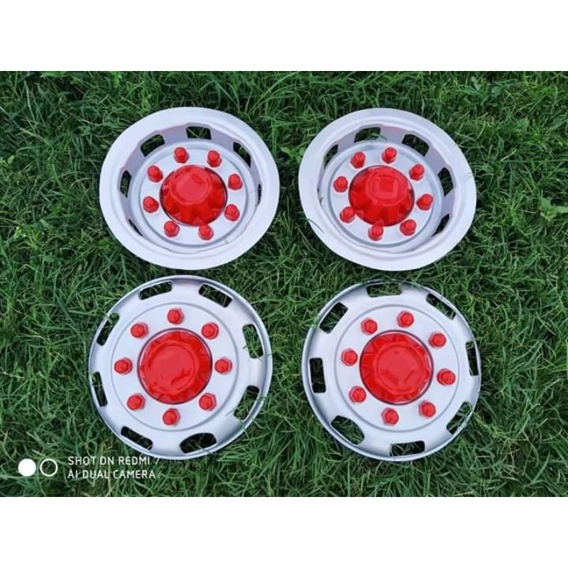 Wildop/tutup ban Truk ring16/double model: Scania, Adiputro, Mersy, diamond mobil truk double atau r