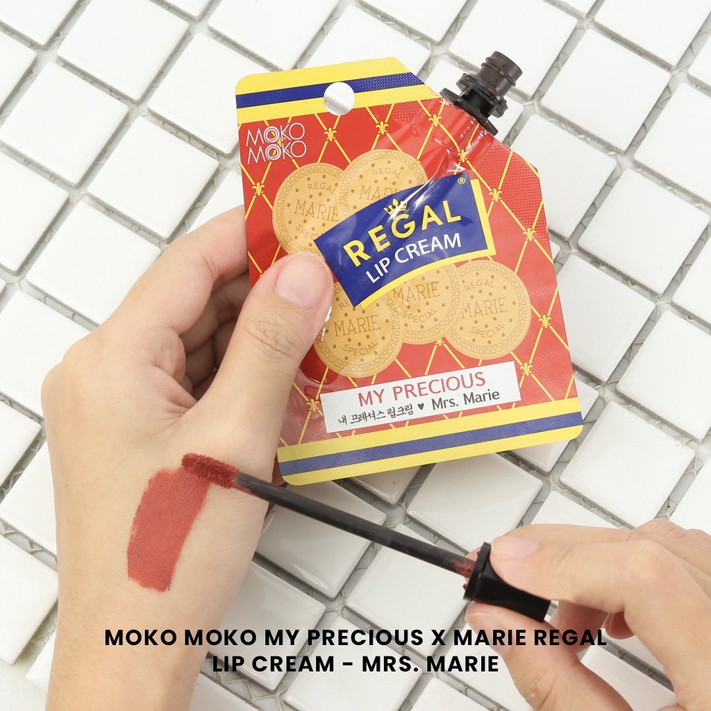 [COD] Moko Moko Lip Cream Regal 100% ORI Lip Cream Moko Moko My Precious Regal Tasya Farasya