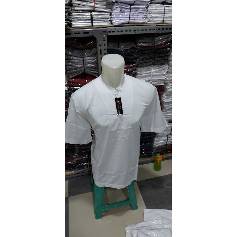 baju koko oblong lengan pendek