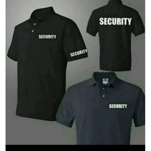 KAOS KERAH BIG SIZE XXXL(3XL),XXXXL (4XL) SECURITY//BAJU JUMBO SECURITY//POLOSHIRT SECURITY BIG SIZE