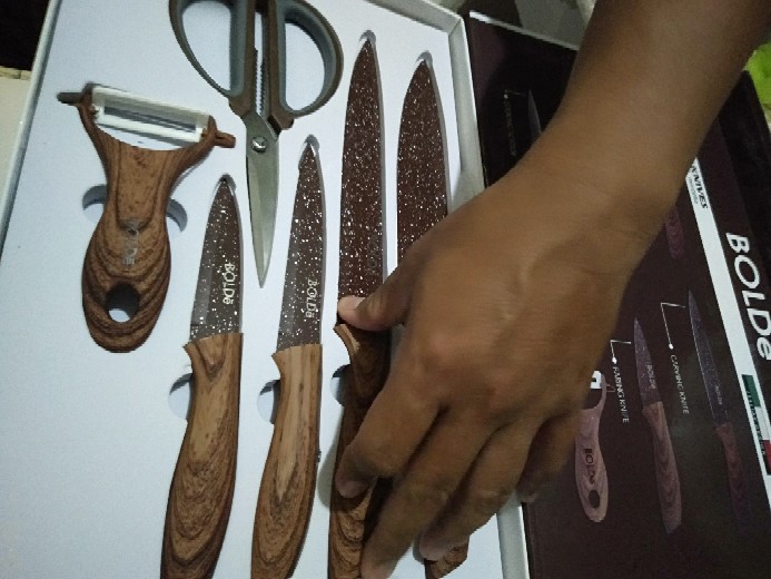 Bolde Super Knives Marbella Set / Pisau Set Dapur - 6 Pcs