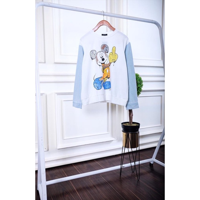 SWEATER LENGAN PANJANG MICKEY BAHAN PREMIUM BANGKOK BKK,2761.SWTR