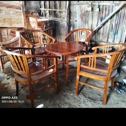 kursi teras kayu jati kursi tamu kursi taman jati meubel jepara